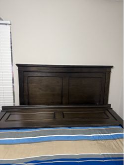 Brown Headboard & Footboard