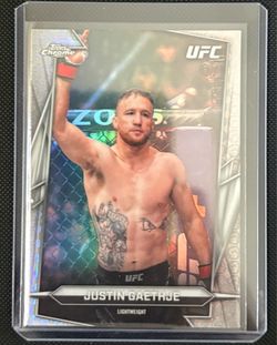 🔥2026 Topps Chrome UFC Justin Gaethje  #39 Freedom 250 White House 🏛️