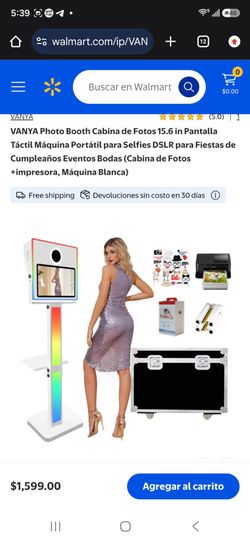 Photo booth with printer connections