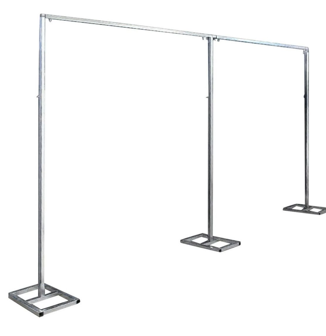 Backdrop holder for parties, for resistant photo shoot for weddings, parties, celebrations  Available Silver and gold color