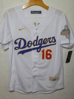 Youth Large kids Jersey LA Dodgers Gold edition