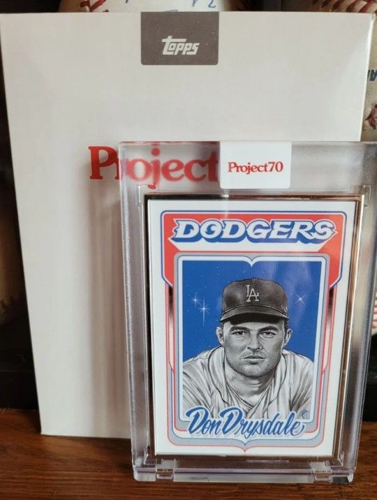 Don Drysdale 22/51 - 2021 Topps Project70 Artist Proof - Mr Cartoon