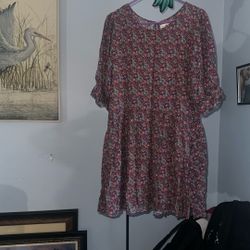 floral dress, size M