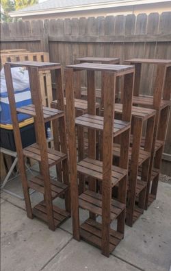 Custom rustic Western wood shelves