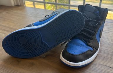 Air Jordan 1 Mid ‘Hyper Royal’ (Black/University Blue) - Size 13