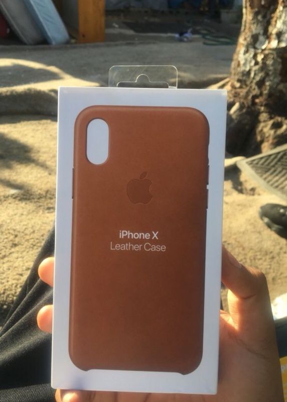 iPhone X Leather Case‼️