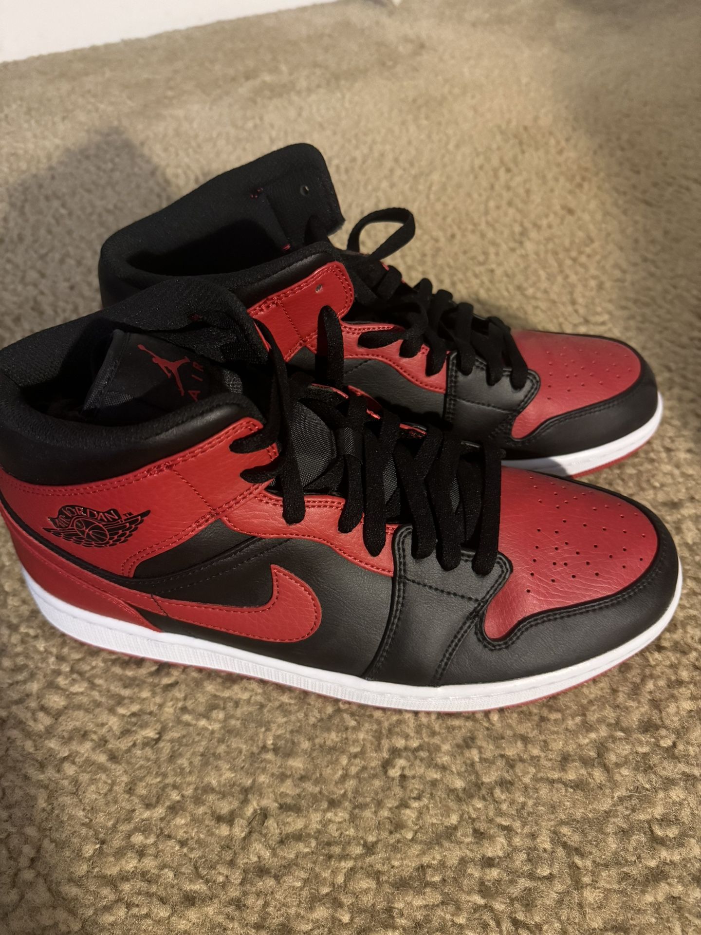 Jordan 1 Red And Black Size 12