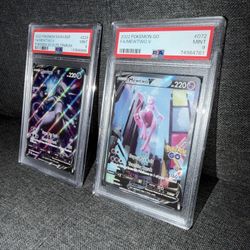 Pokémon MEWTWO V Pokemon Go Sword & Shield PSA 9 Mint Promo Full Art 2022