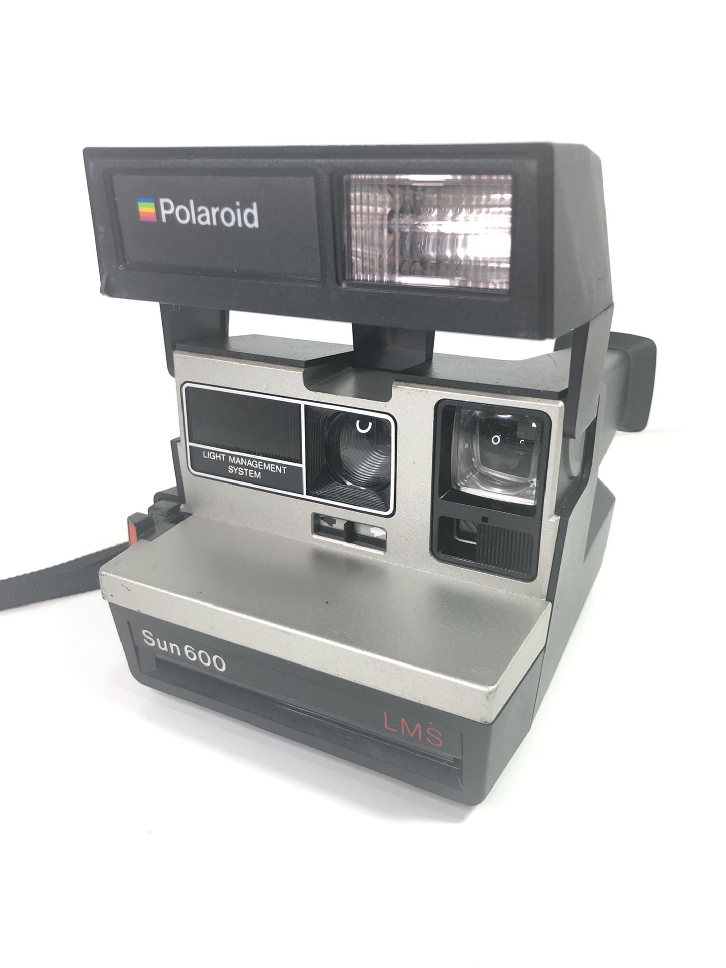 Vintage Polaroid Sun 600 LMS Instant Film Flash Camera Untested