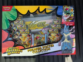 Pokémon Ascended heroes Mega Lucario Premium Poster