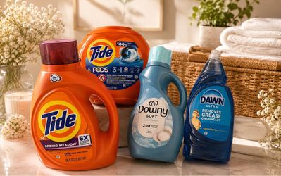 Tide, Downy & Dawn Laundry Cleaning Bundle