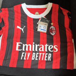 Puma Ac Milan 24/25 Authentic Home Adult Soccer Jersey