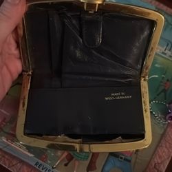 1950S To 60S Old Wallet Made In Germany