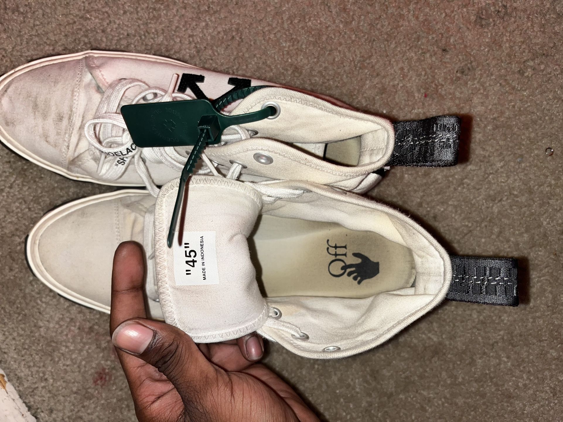 Offwhite High Top Vans