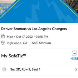 Chargers Vs Broncos Monday Night Football