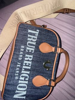 True Religion Brand Jeans Denim Crossbody Bag