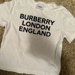 White Burberry Classic Toddler 