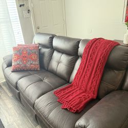 Leather Couch 