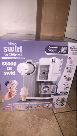 Ninja CREAMi® Scoop & Swirl Ice Cream & Soft Serve Maker, 13 One-Touch Programs