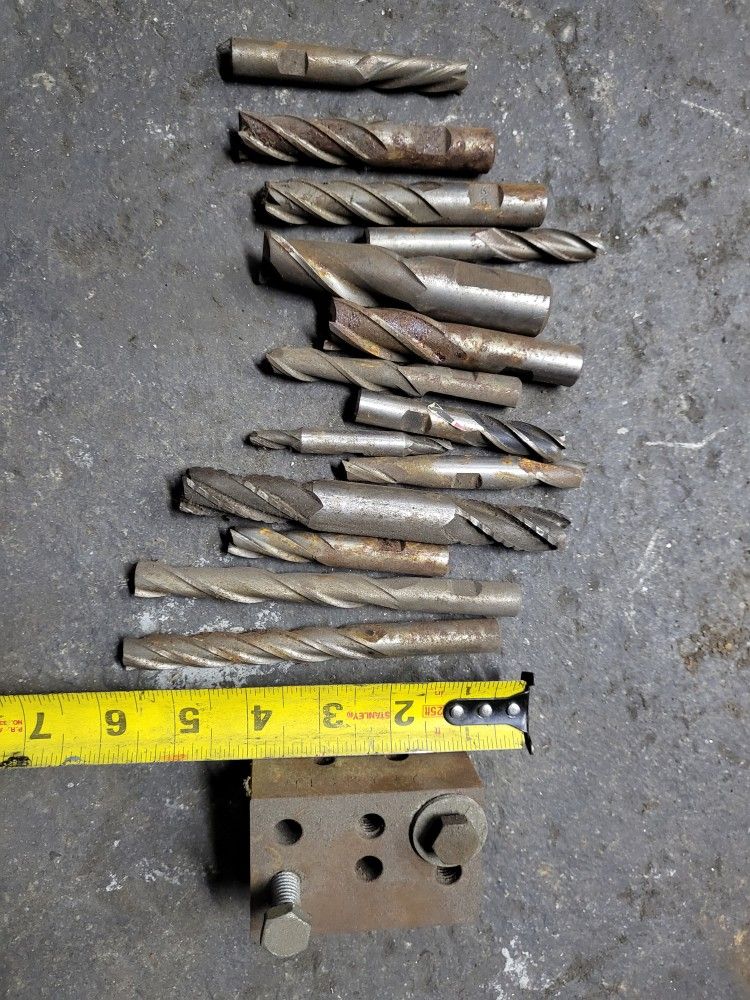 Drill Bits End Mill Cutters Jig Machinist Tooling Shop Tools Garage Tool Bit