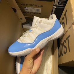 Jordan UNC 11 Lows size 10 USED But Clean