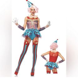 Halloween Sexy Clown Costume S