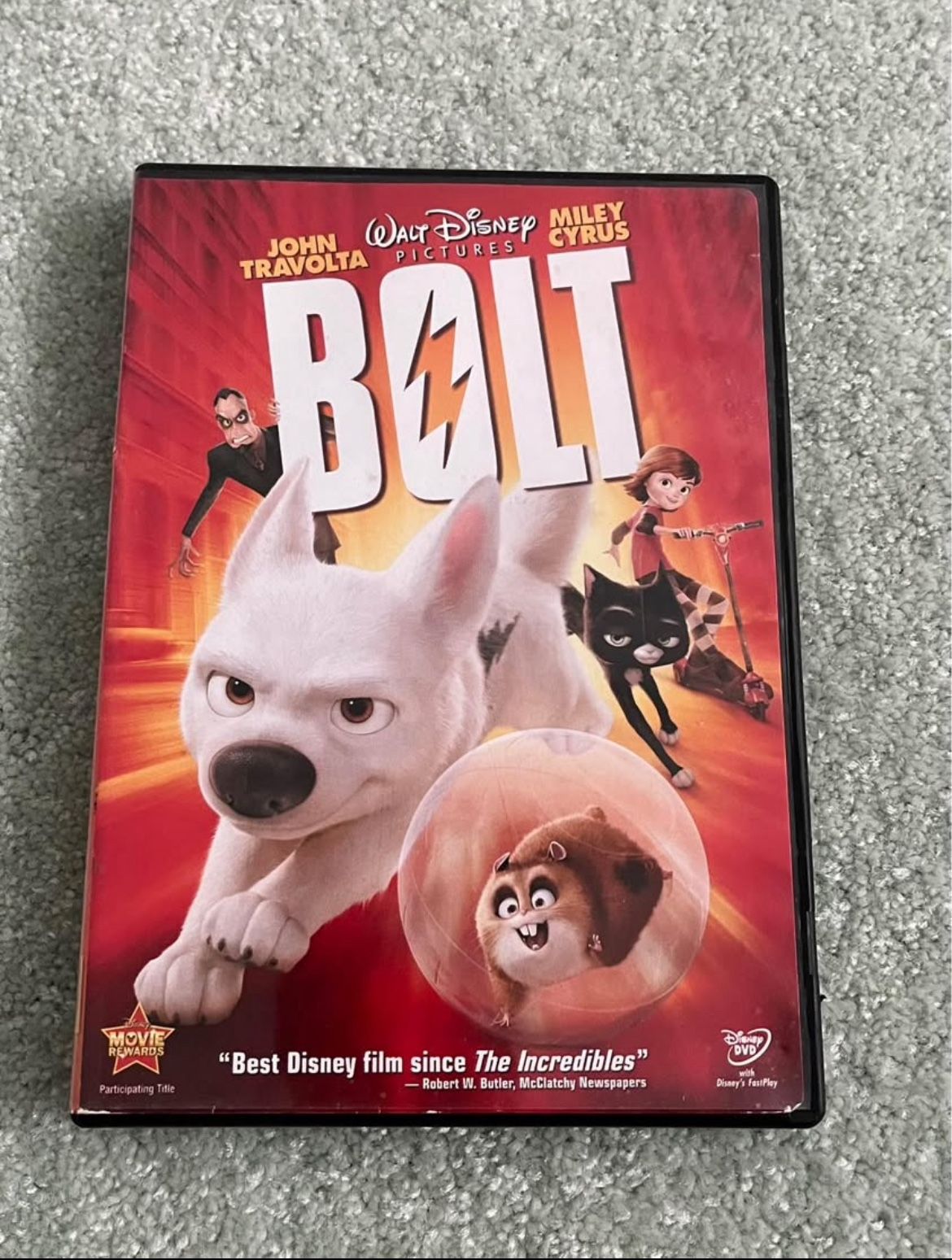 Walt, Disney’s Bolt (DVD Case Only)