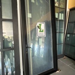 Single glass door 45x98