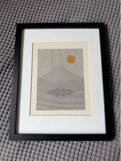 Framed Seattle print