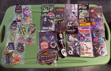 Horror Keychains/Pins & Patches