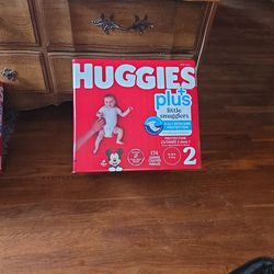 Huggies size 2 174 diapers brand new