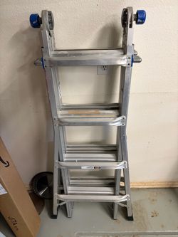 Werner multi position 17 ft.aluminum ladder