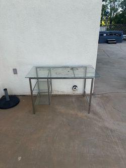 Glass Desk