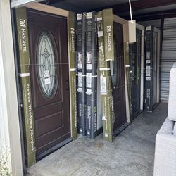 New Masonite Exterior Entry Doors - Multiple Styles Available