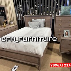 4pcs Luxury Queen Size Bedroom Sets 