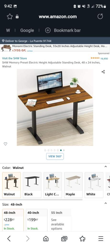 Brand New Electric Desk