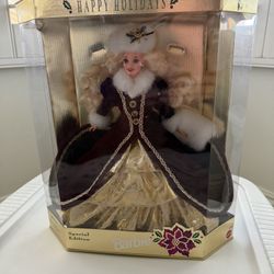 Barbie doll-This is a 1996 Mattel Happy Holidays Special Edition Barbie doll.