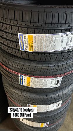 235/40/19 New Goodyear Tires Available Perfect for Honda,Civic,Accord,Camry and More!!