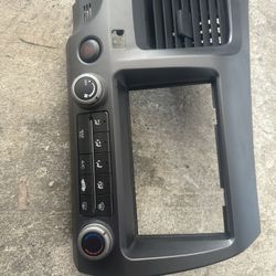 8th Gen Honda After Market Stereo Cover 