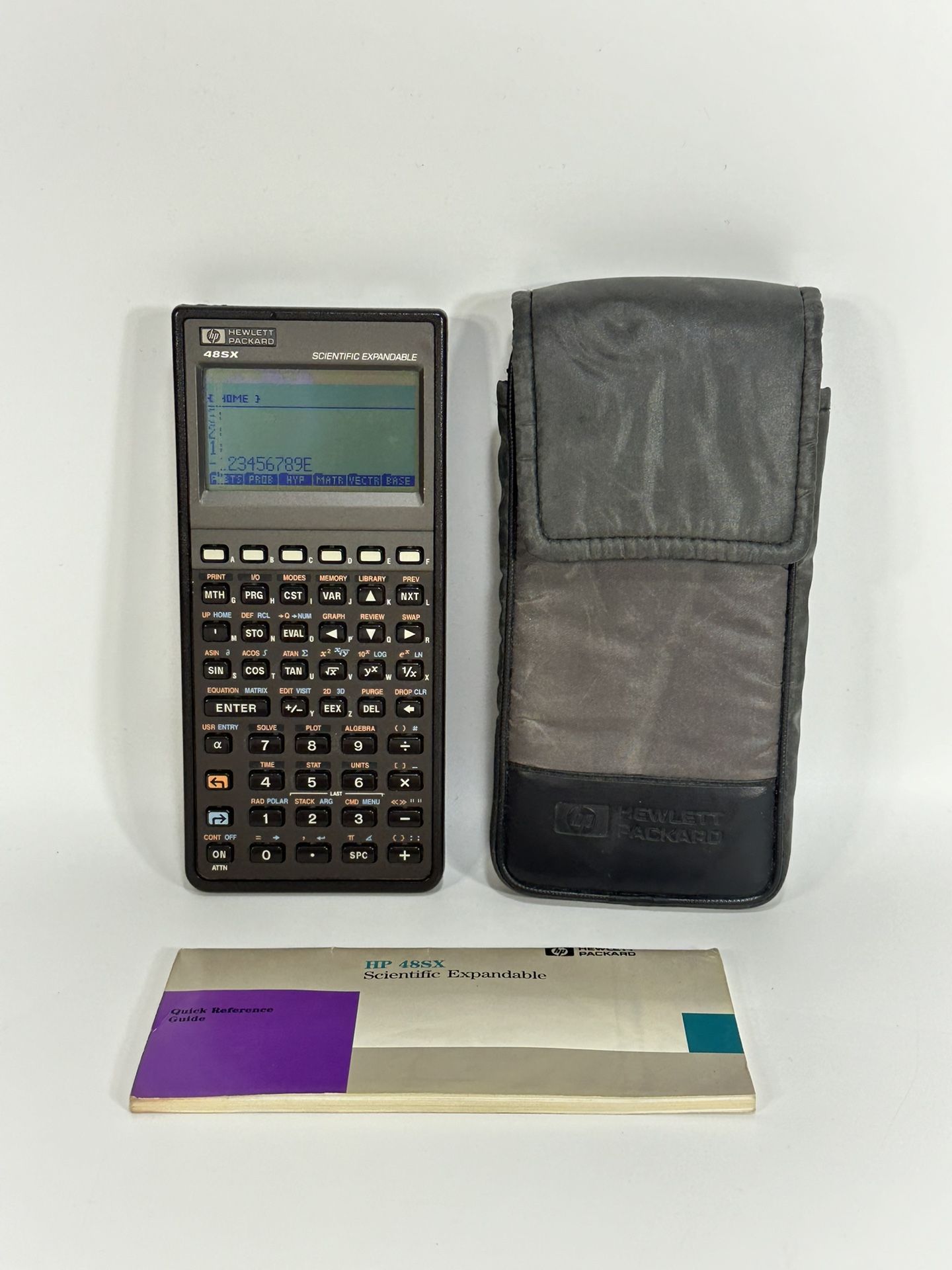 HP 48SX Scientific Expandable Calculator With 82211A Solve Equation Library Card