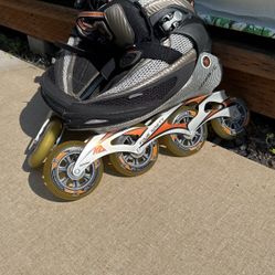 ROLLER SKATES  90mm. Size : 10 ( RADICAL )