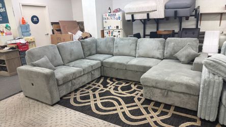 New X-Large sleeper sectional couch with storages / free delivery