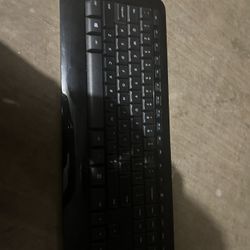 Microsoft Keyboard Wireless Black In Colour 