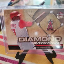 Vladimir Guerrero Sr 06 Fleer Ultra Diamond Producers Insert Baseball Card 