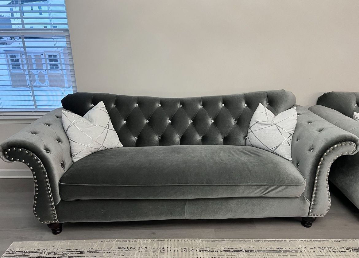 Grey Couch 2 Piece