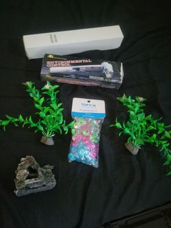 Aquarium Decor and Heater Bundle