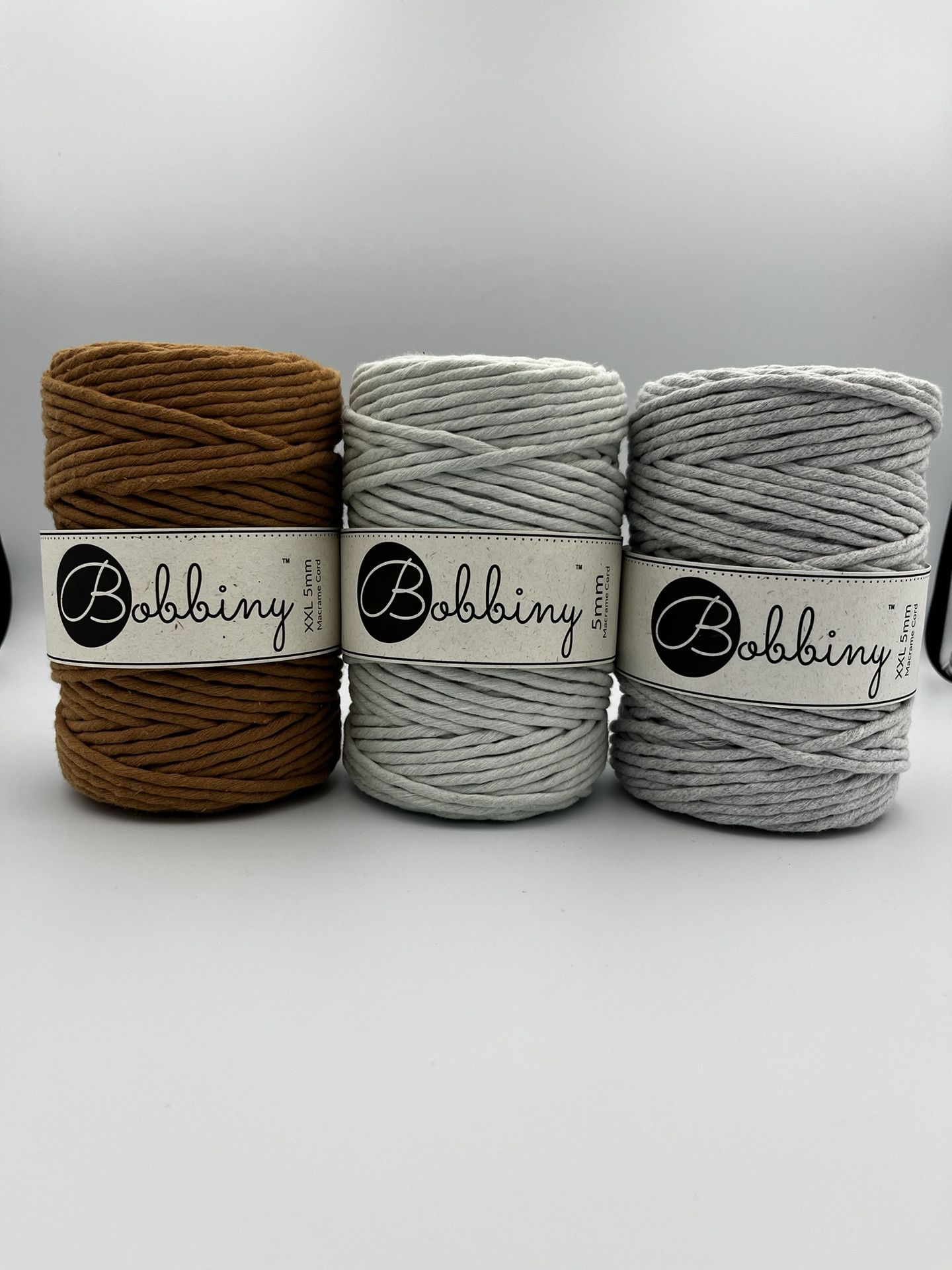 Single Ply 5mm Macrame Cord 100m