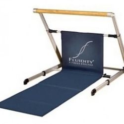 Fluidity Barre Fitness Exercise Yoga Portable Ballet Bar + Mat