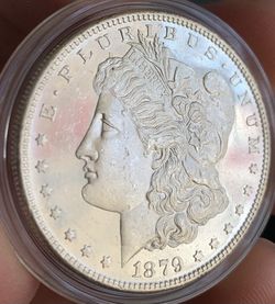 1879 S BU Morgan Silver Dollar