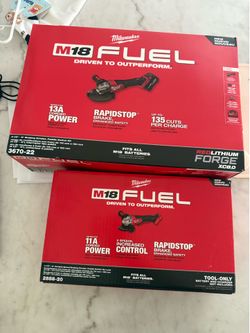 2 Brand new Milwaukee grinders 3670 and 2888